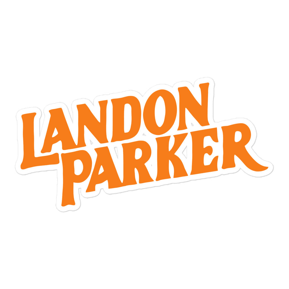 Orange Logo Stickers