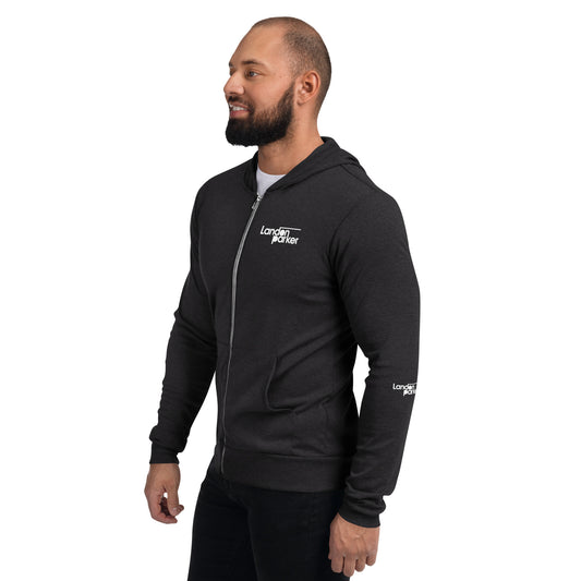 Landon Parker Logo - Unisex zip hoodie